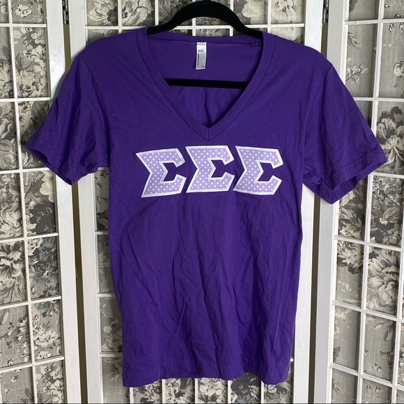Tri Sigma Stitched Shirt - Picture 1 of 3